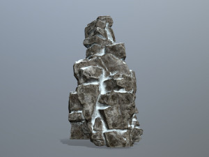 Snow rock 3D Model