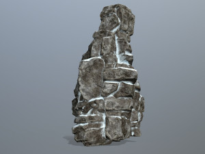 Snow rock 3D Model