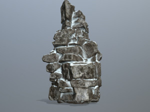 Snow rock 3D Model