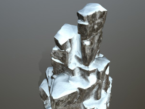 Snow rock 3D Model