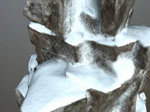 Snow rock 3D Model