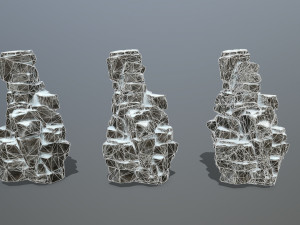 Snow rock 3D Model