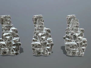 Snow rock 3D Model