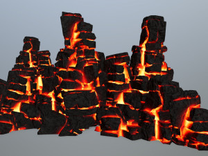 Lava rocks 3D 모델
