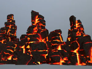 Lava rocks 3D Model