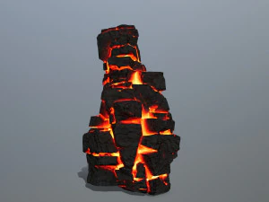 Lava rocks 3D Model