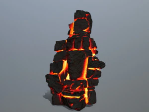 Lava rocks 3D Model