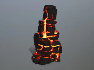 Lava rocks 3D Model