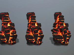 Lava rocks 3D Model