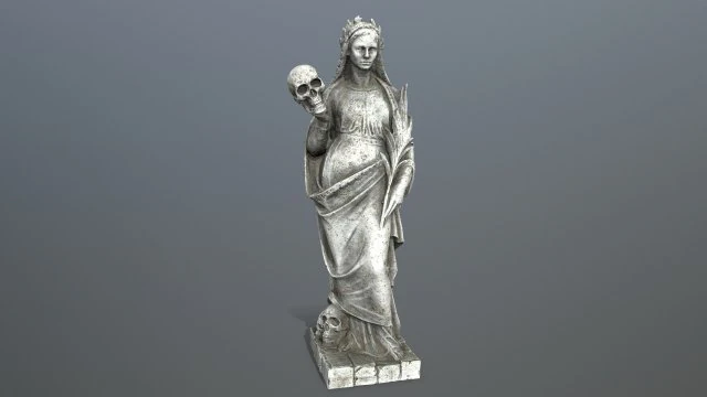 Afrodit Statue 3D Model .c4d .max .obj .3ds .fbx .stl .blend 