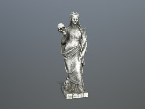 Afrodit Statue Modello 3D