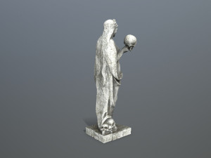 Afrodit Statue Modello 3D