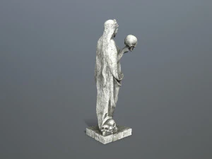 Afrodit Statue 3D Model