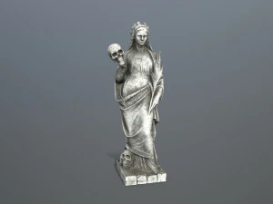 Afrodit Statue 3D Model