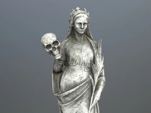 Afrodit Statue 3D Model