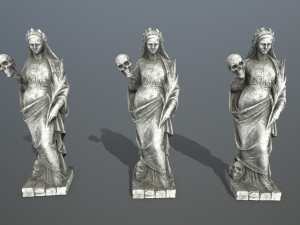 Afrodit Statue Modello 3D