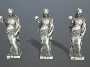 Afrodit Statue 3D Model