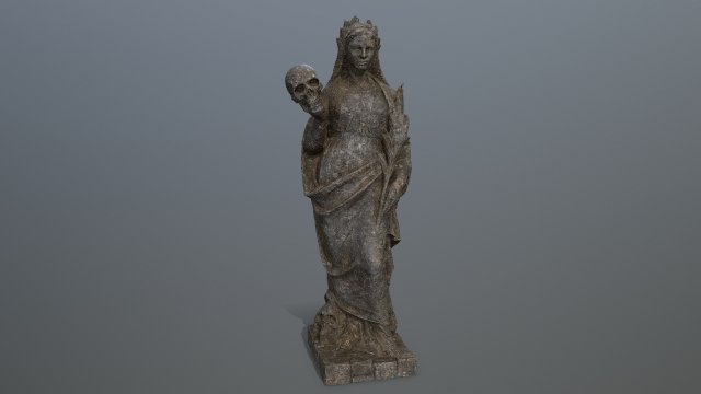 Afrodit Statue Modelo 3D .c4d .max .obj .3ds .fbx .stl .blend 
