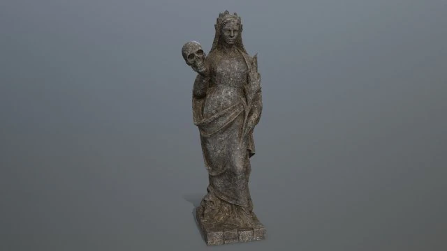 Afrodit Statue 3D Model .c4d .max .obj .3ds .fbx .stl .blend 