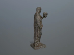Afrodit Statue 3D Model