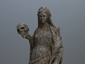 Afrodit Statue Modelo 3D