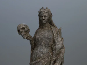 Afrodit Statue 3D Model