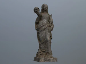 Afrodit Statue 3D Model
