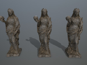 Afrodit Statue Modelo 3D