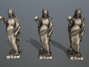 Afrodit Statue 3D Модель
