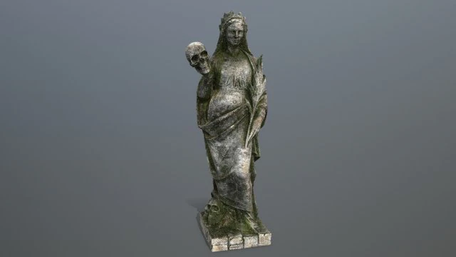 Afrodit Statue 3D Model .c4d .max .obj .3ds .fbx .stl .blend 