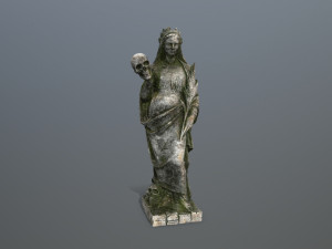 Afrodit Statue 3D Model