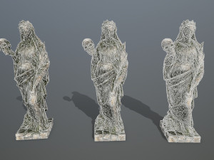 Afrodit Statue 3D Model