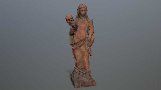 Afrodit Statue Modello 3D .c4d .max .obj .3ds .fbx .stl .blend 