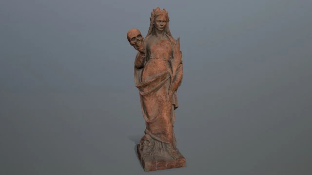 Afrodit Statue 3D Model .c4d .max .obj .3ds .fbx .stl .blend 
