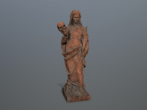 Afrodit Statue Modello 3D