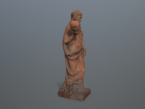 Afrodit Statue Modello 3D