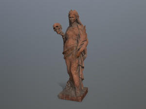 Afrodit Statue Modello 3D