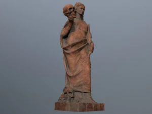 Afrodit Statue 3D Model