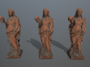 Afrodit Statue Modello 3D