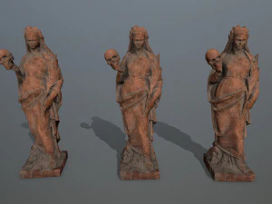 Afrodit Statue 3D Model