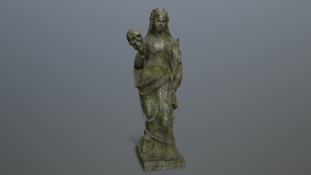 Afrodit Statue Model 3D .c4d .max .obj .3ds .fbx .stl .blend 