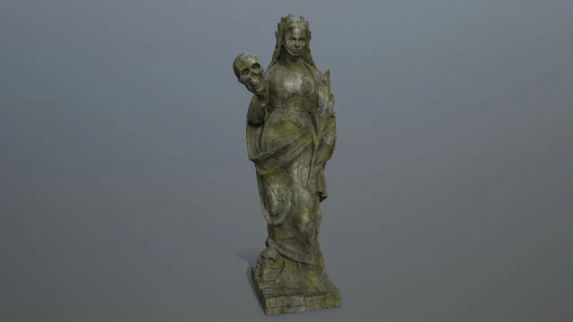 Afrodit Statue 3D Model .c4d .max .obj .3ds .fbx .stl .blend 