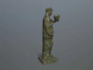 Afrodit Statue 3D Model