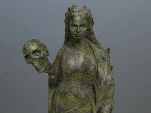 Afrodit Statue 3D Model