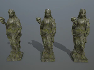 Afrodit Statue 3D Model