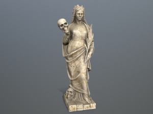 Afrodit Statue 3D मॉडल