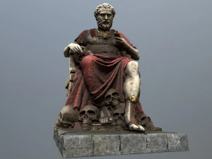 Man Statue 3D Model