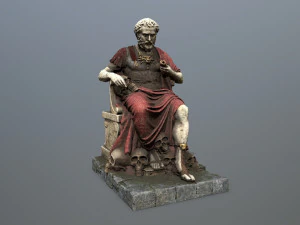 Man Statue 3D Model