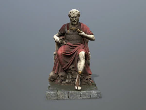 Man Statue 3D Model