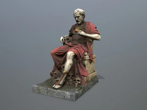 Man Statue 3D Model